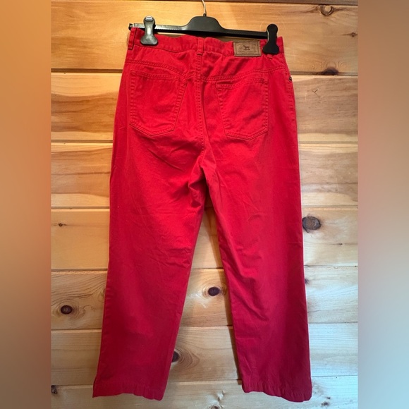 Ralph Lauren denim red jeans, 100% cotton women’s size 6. - Picture 7 of 10
